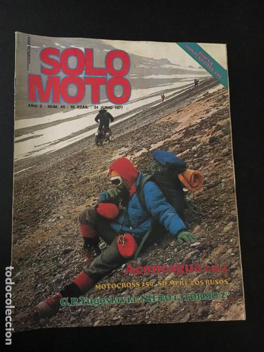 Automobili e Motociclette: revista solo moto numero n&ordm; 95 de 1977 motocross 250