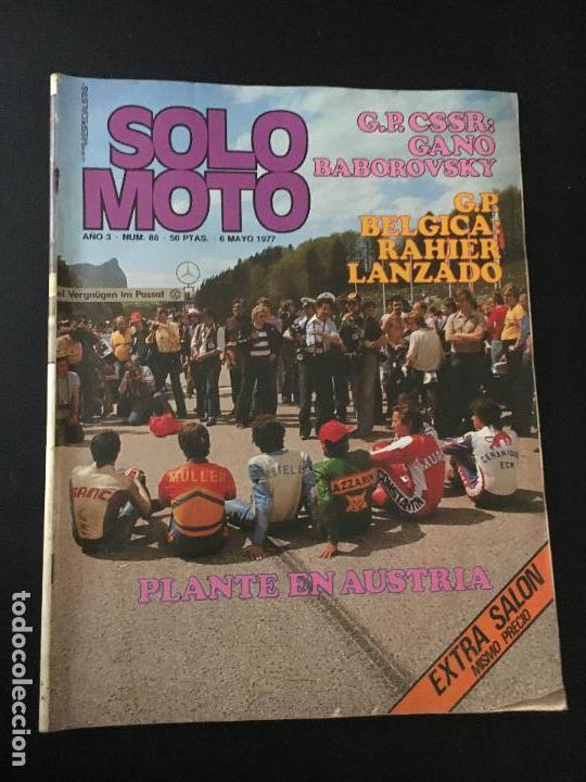 Automobili e Motociclette: revista solo moto numero n&ordm; 88 de 1977 extra