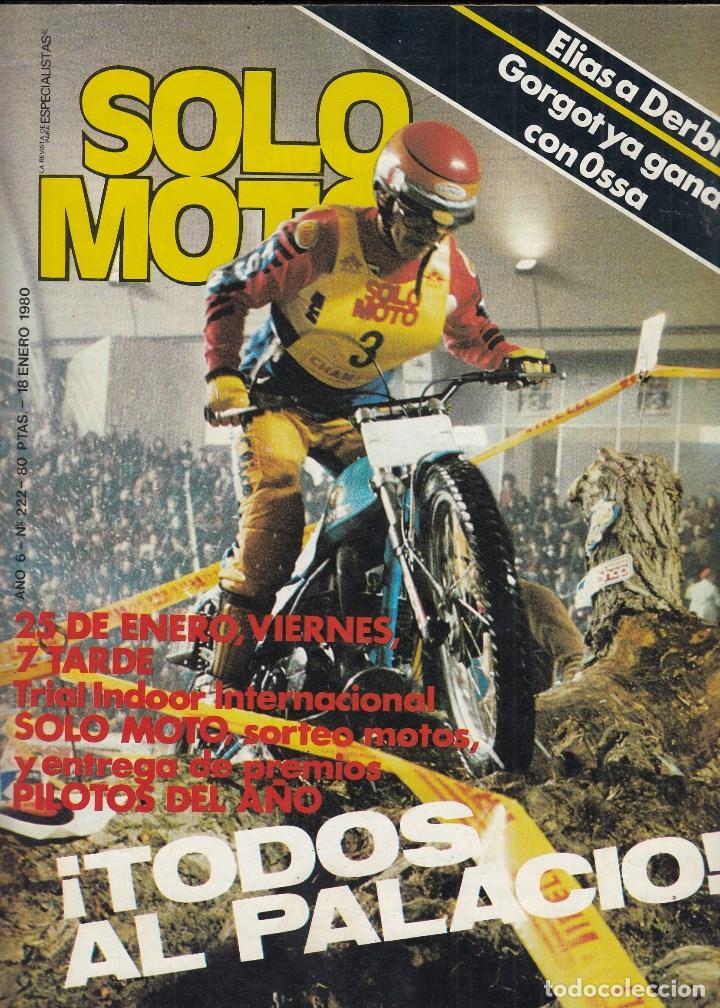 Carros e motociclos: REVISTA SOLO MOTO ACTUAL N&ordm; 222 A&Ntilde;O 1980. COMPARATIVA RACING: CAGIVA DSTT 250 T YAMAHA TZ 250 F.