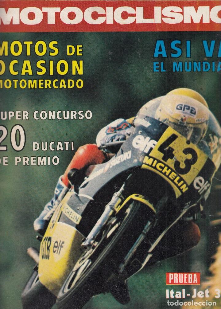 Autos und Motorr&auml;der: REVISTA MOTOCICLISMO N&ordm; 468 A&Ntilde;O 1976. PRUEBA: ITALJET 350. FALTA EL POSTER.