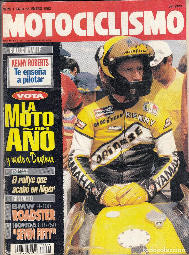 Autos und Motorr&auml;der: REVISTA MOTOCICLISMO N&ordm; 1248 A&Ntilde;O 1992. PRUEBA: HONDA CB 750. BMW R 100 ROADSTER. HONDA NSR 250 LUCA.