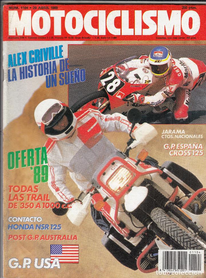 Autos und Motorr&auml;der: REVISTA MOTOCICLISMO N&ordm; 1104 A&Ntilde;O 1989. PRUEBA:HONDA NSR 125.