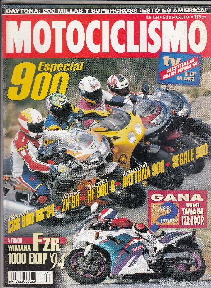 Autos und Motorr&auml;der: REVISTA MOTOCICISMO N&ordm; 1361 A&Ntilde;O 1994. PRUEBA: YAMAHA FZR 1000 EXUP 94. COMP: HONCA CBR 900 RR 94