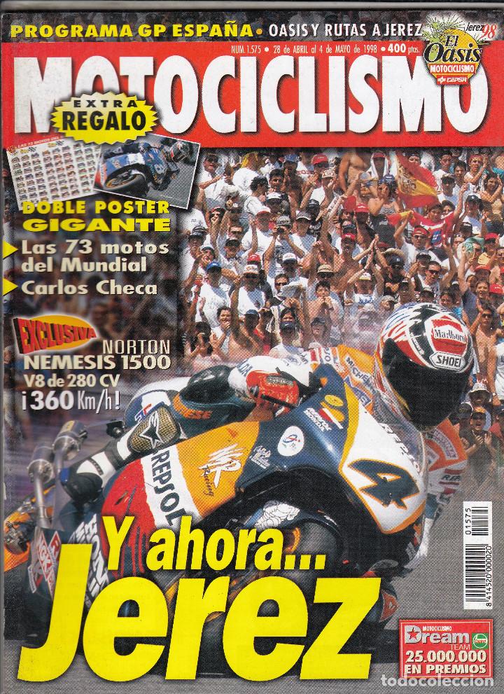Autos und Motorr&auml;der: REVISTA MOTOCICLISMO N&ordm; 1575 A&Ntilde;O 1998.PRU: HONDA F6 C FULL EQUIP.COMP: YAMAHA WR 400 Y HONDA XR 400.