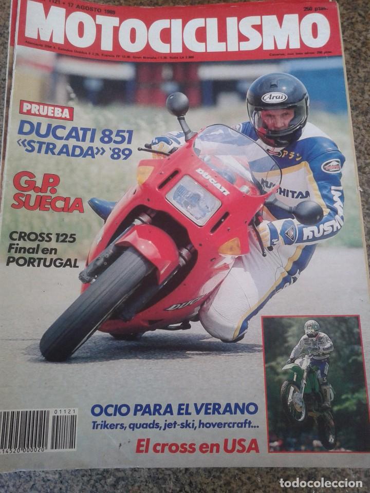 Autos und Motorr&auml;der: REVISTA MOTOCICLISMO -- N&ordm; 1121 -- AGOSTO 1989 --
