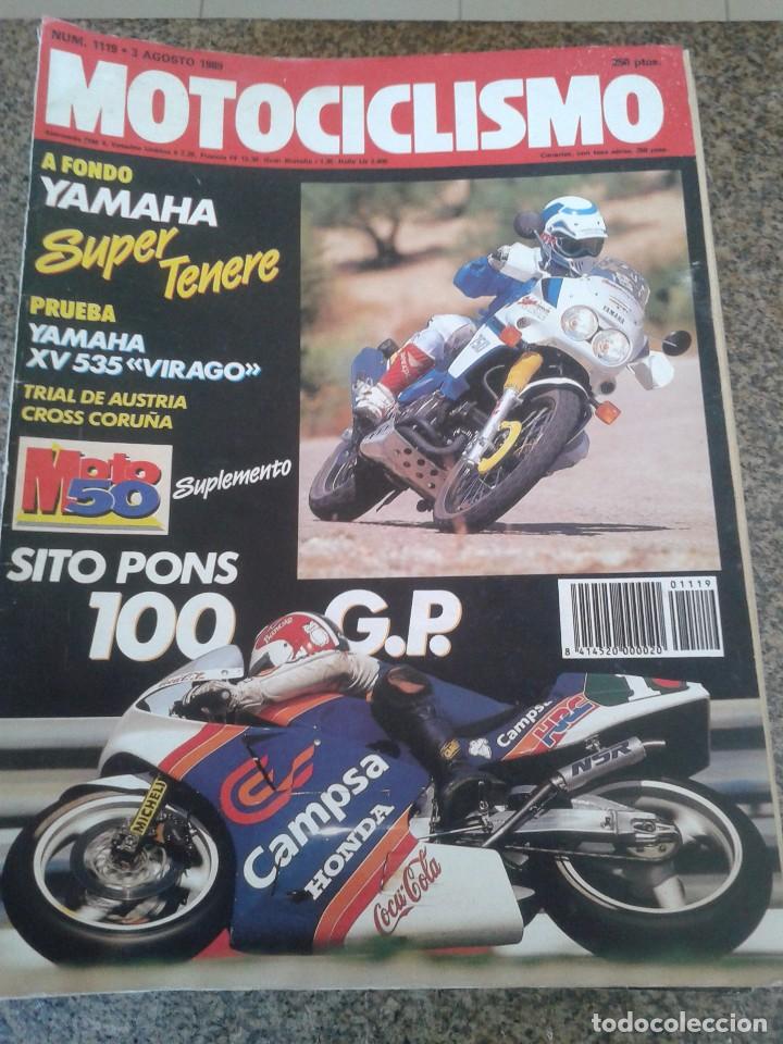 Autos und Motorr&auml;der: REVISTA MOTOCICLISMO -- N&ordm; 1119 -- AGOSTO - 1989 --