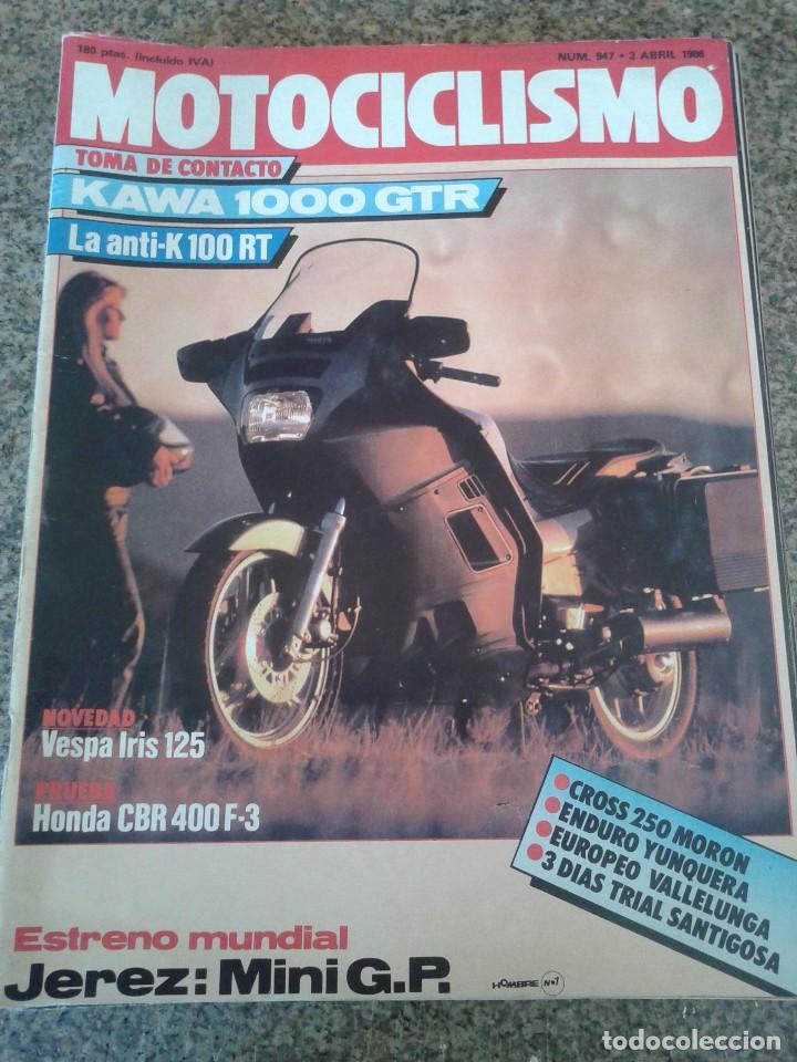 Autos und Motorr&auml;der: REVISTA MOTOCICLISMO -- N&ordm; 947 -- ABRIL 1986 --