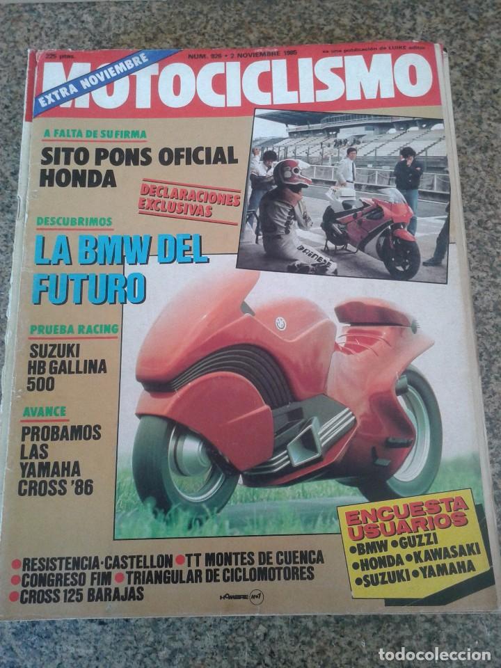 Autos und Motorr&auml;der: REVISTA MOTOCICLISMO -- N&ordm; 926 -- EXTRA NOVIEMBRE 1985 --