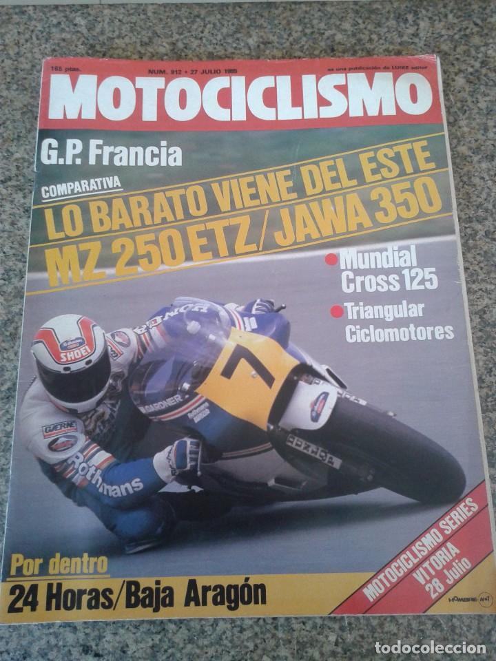 Autos und Motorr&auml;der: REVISTA MOTOCICLISMO -- N&ordm; 912 - JULIO 1985 --