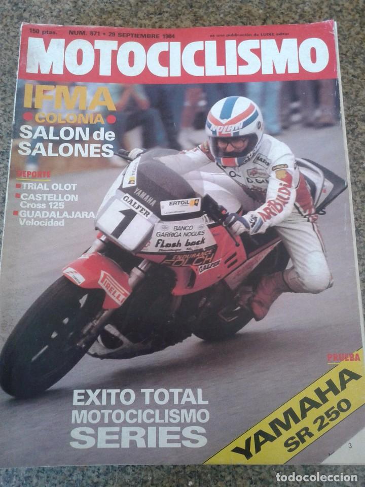 Autos und Motorr&auml;der: REVISTA MOTOCICLISMO -- N&ordm; 871 - SEPTIEMBRE 1984 --