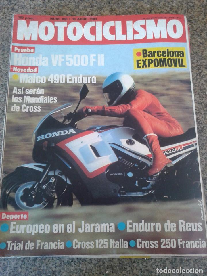 Autos und Motorr&auml;der: REVISTA MOTOCICLISMO -- N&ordm; 848 - ABRIL 1984 --