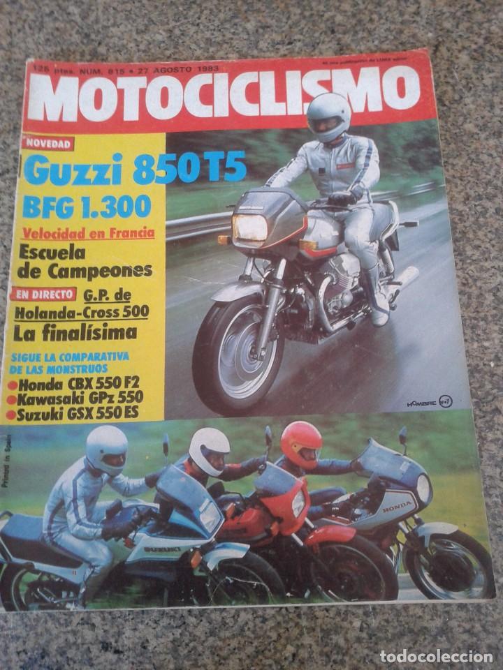 Autos und Motorr&auml;der: REVISTA MOTOCICLISMO -- N&ordm; 815 - AGOSTO 1983 --