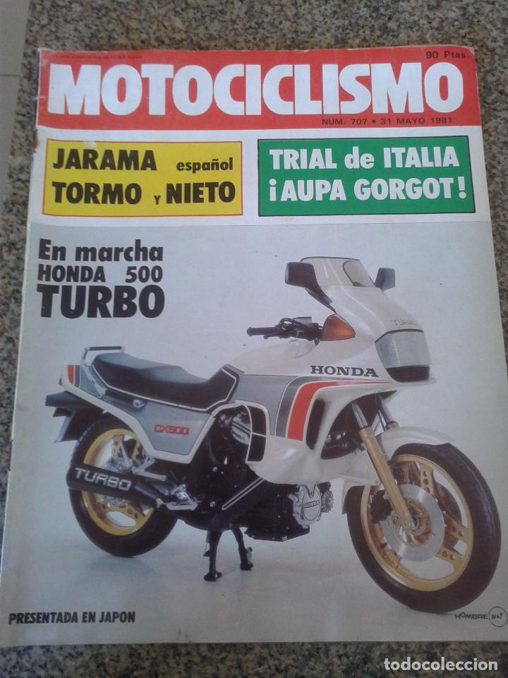 Autos und Motorr&auml;der: REVISTA MOTOCICLISMO -- N&ordm; 707 - MAYO 1981 --