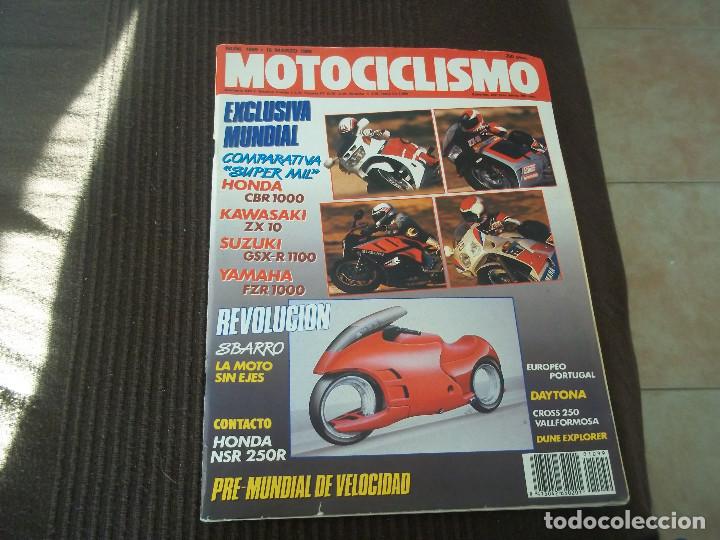 Autos und Motorr&auml;der: REVISTA MOTOCICLISMO N&ordm; 1099 A&Ntilde;O 1989. PRUEBA: HONDA NSR 250 R. COMPARATIVA: HONDA CBR 1000 F, KAWA