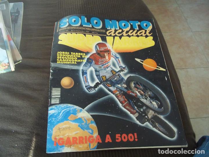 Carros e motociclos: REVISTA SOLO MOTO GRAN FORMATO 696  8/14 SEPTIEMBRE 1989 JORDI TARRES 2&ordm; CAMPEONATO MUNDIAL