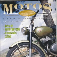 Coches y Motocicletas: REVISTA MOTOS DE AYER Nº 9. BRIO 81. DKW SB 500. KAWASAKI Z400. 