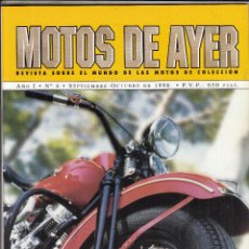 Coches y Motocicletas: REVISTA MOTOS DE AYER Nº 4. HARLEY DAVIDSON 49 EL. 