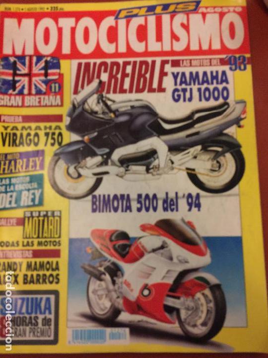 Voitures et Motocyclettes: REVISTA MOTOCICLISMO 1992 - El mito HARLEY - BIMOTA 500 - YAMAHA XV 750 VIRAGO - Y mucho mas...
