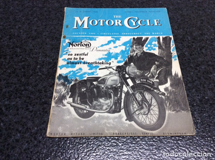 Coches y Motocicletas: THE MOTOR CYCLE - OCTOBER 1950 - NORTON