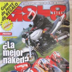 Coches y Motocicletas: SOLO MOTO ACTUAL 1195 1999 KAWASAKI ZR-7 GP DE JEREZ, PGO T-REX 110, HONDA VIGOR 650 ALESANDRO PUZAR. Lote 89660792