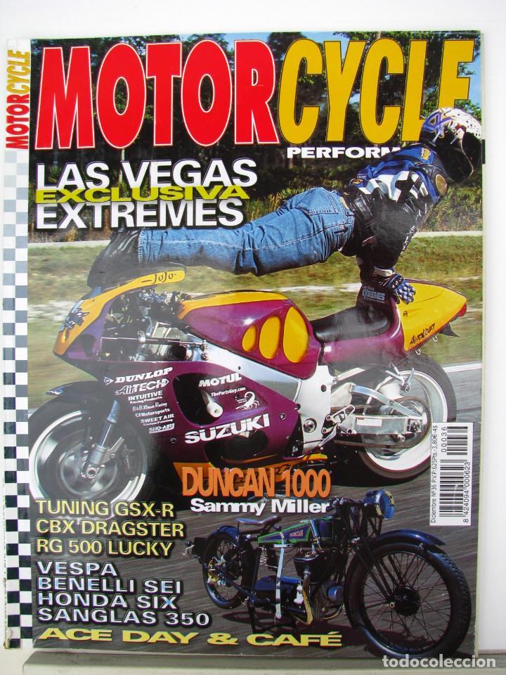 Automobili e Motociclette: REVISTA MOTORCYCLE PERFORMANCE N&ordm; 36 - FOTO SUMARIO- DUNCAN 1000 - HONDA CBX 1000 - BENELLI SEI