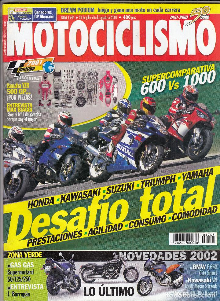 Voitures et Motocyclettes: REVISTA MOTOCICLISMO N&ordm; 1745 A&Ntilde;O 2001.