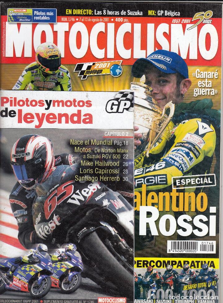 Voitures et Motocyclettes: REVISTA MOTOCICLISMO N&ordm; 1746 A&Ntilde;O 2001. PRUEBA: APRILIA RSV MILLE.