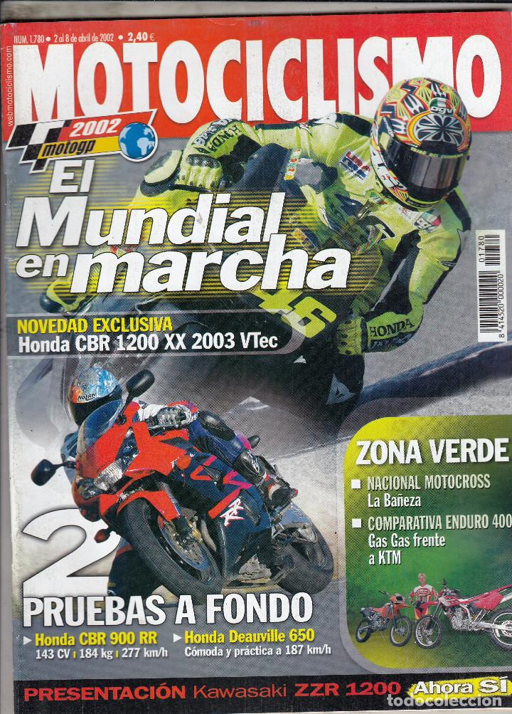 Voitures et Motocyclettes: REVISTA MOTOCICLISMO N&ordm; 1780 A&Ntilde;O 2002. PRU: HONDA CBR 900 RR. HONDA DEAVILLE 650. COMP: KTM EXC 400