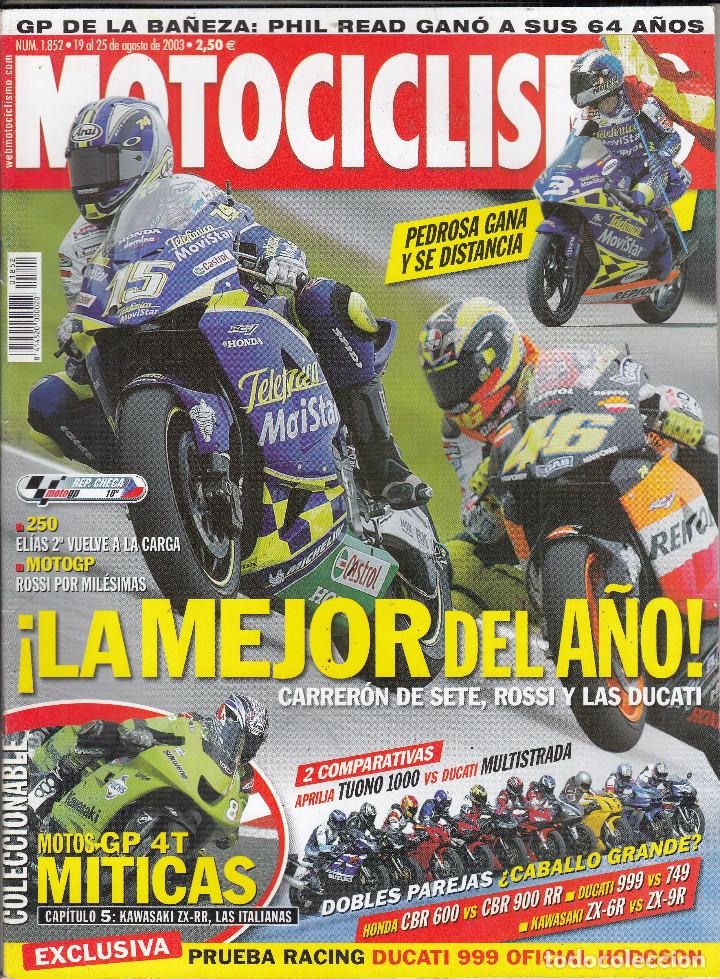 ＊Y＊ revista motociclismo nº 1852 año 2003. prueba: - Buy Motorcycle