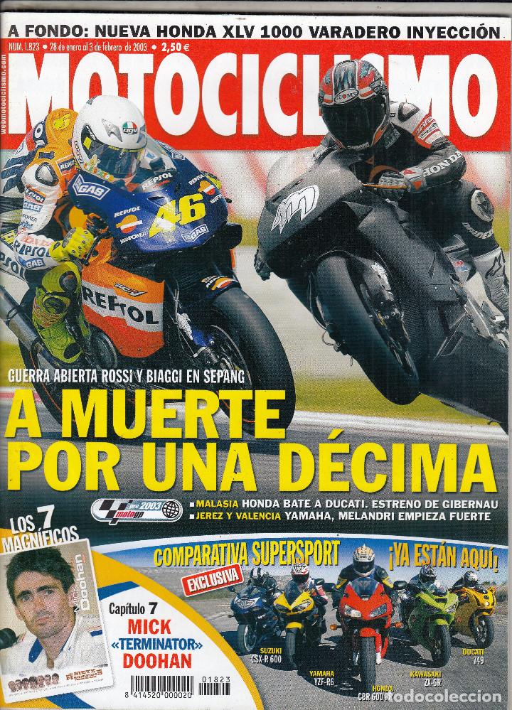 Voitures et Motocyclettes: REVISTA MOTOCICLISMO N&ordm; 1823 A&Ntilde;O 2003. PRUEBA: HONDA XL V 1000. CCM DUAL SPORT TRAIL Y CCM R30.