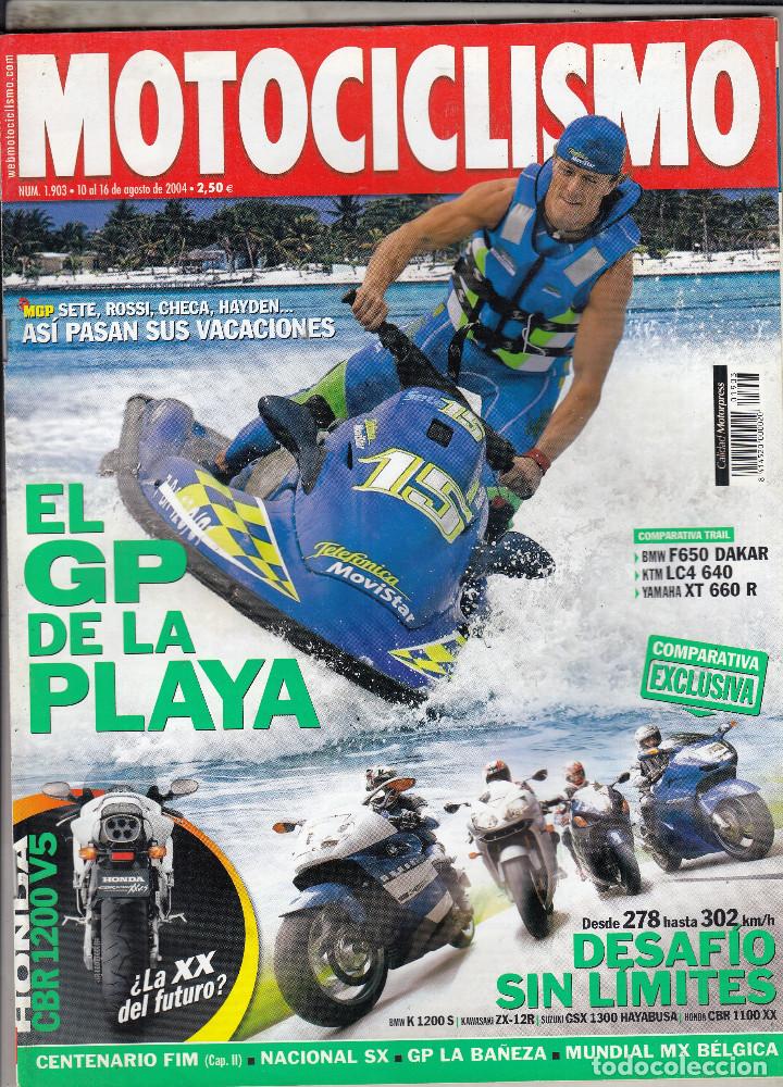 Voitures et Motocyclettes: REVISTA MOTOCICLISMO N 1903 A&Ntilde;O 2004. PRU: SYM EURO MX 125 DD. COMP: BMW K 1200 S, HONDA CBR 1100 XX