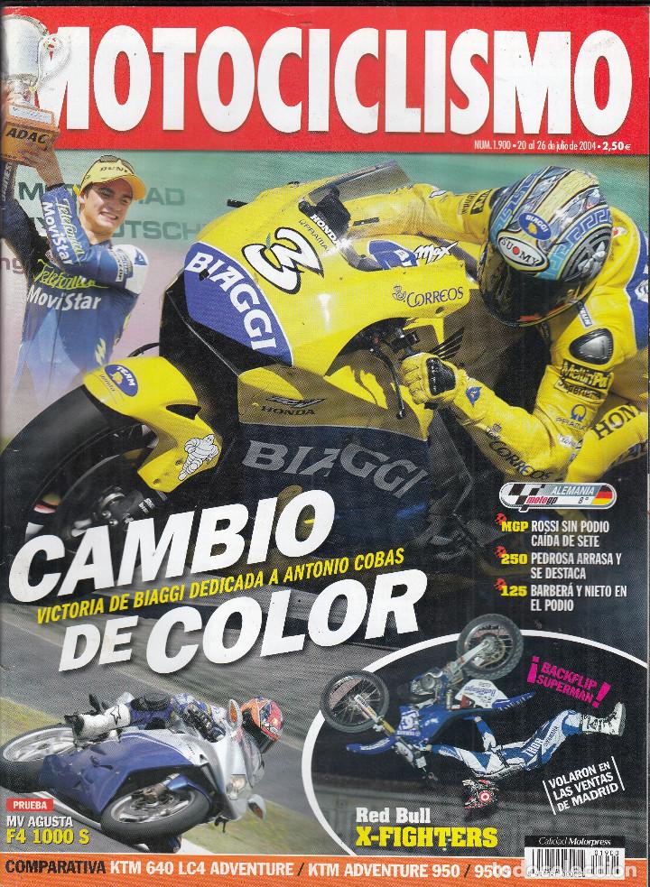 Voitures et Motocyclettes: REVISTA MOTOCICLISMO N&ordm; 1900 A&Ntilde;O 2004. PRUEBA: MV AUGUSTA F4 1000 S. COMP: KTM 640 LC ADVENTURE