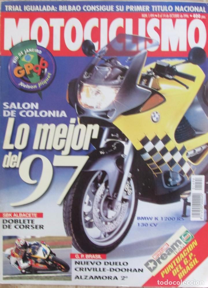 Voitures et Motocyclettes: MOTOCICLISMO 1494 1996 SAL&Oacute;N DE COLONIA, SBK ALBACETE, BMW K 1200 RS. GP BRASIL