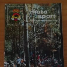 Coches y Motocicletas: MOTO SPORT 55 FEDERACION MOTOCICLISMO ESPAÑOL, OCT 1975. CONTIENE POSTER: GILERA ENDURO 50CC. VICTOR