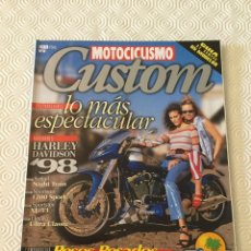 Coches y Motocicletas: REVISTA MOTOCICLISMO CUSTOM Nº8 1998. Lote 92811503