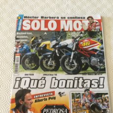 Coches y Motocicletas: REVISTA SOLO MOTO Nº 1835 08-08-2011. Lote 92811653