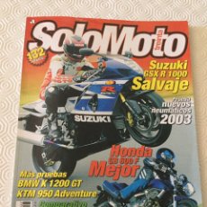 Coches y Motocicletas: REVISTA SOLO MOTO Nº242 ABRIL 2003. Lote 92811969