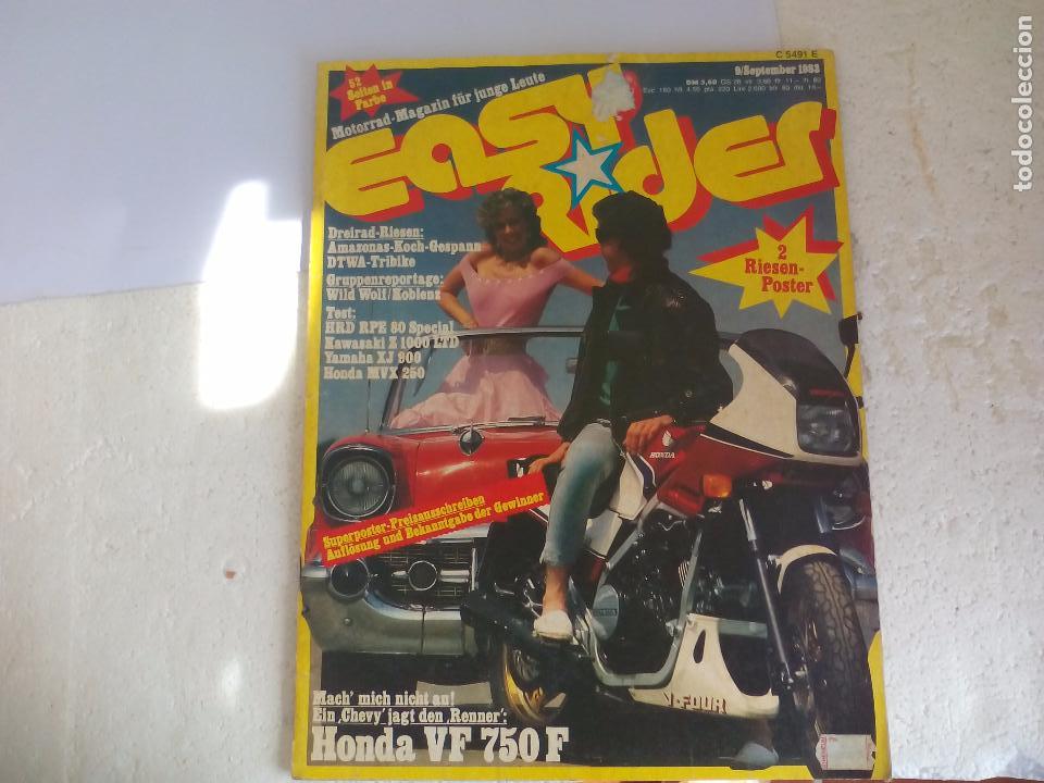 Voitures et Motocyclettes: Easy Rider Motorrad Magazin. 1983. Revista alemana de motociclismo. motos.