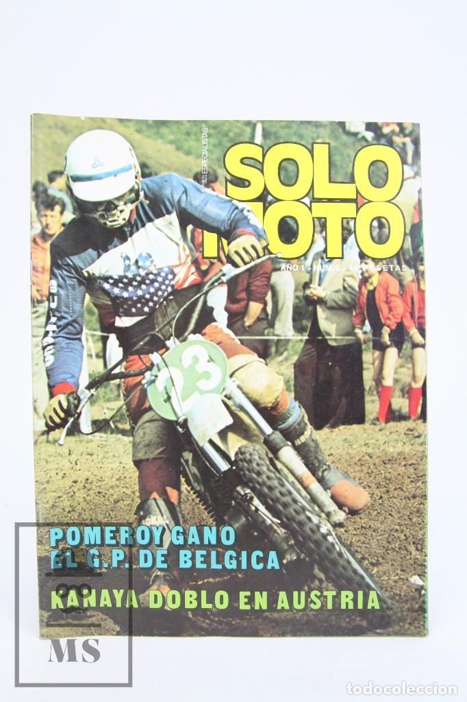 Voitures et Motocyclettes: Revista Solo Moto / Motos - N&ordm; 5 Mayo 1975 - Kanaya Doblo En Austria - Editorial Garbo