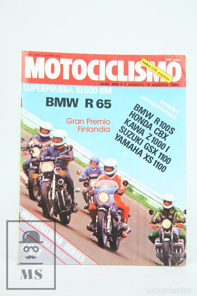 Voitures et Motocyclettes: Revista Motociclismo / Motos - N&ordm; 669 Agosto 1980 - Gran Premio Finlandia - Editorial Luike