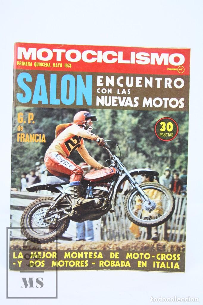 Voitures et Motocyclettes: Revista Motociclismo / Motos - Mayo 1974 - G.P De Francia - Editorial Edisport