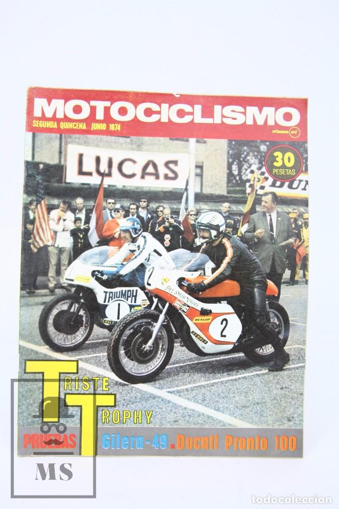 Voitures et Motocyclettes: Revista Motociclismo / Motos - Junio 1974 - Triste Trophy - Editorial Edisport