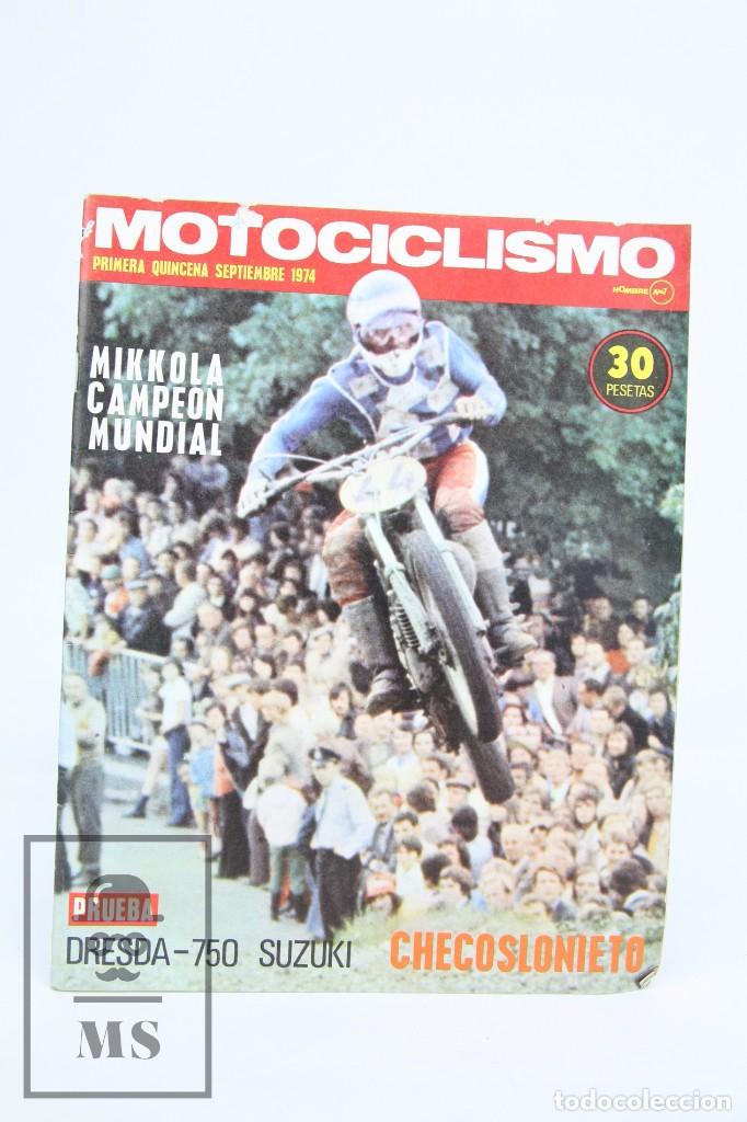 Voitures et Motocyclettes: Revista Motociclismo / Motos - Septiembre 1974 - Mikkola Campeon Mundial - Editorial  Edisport