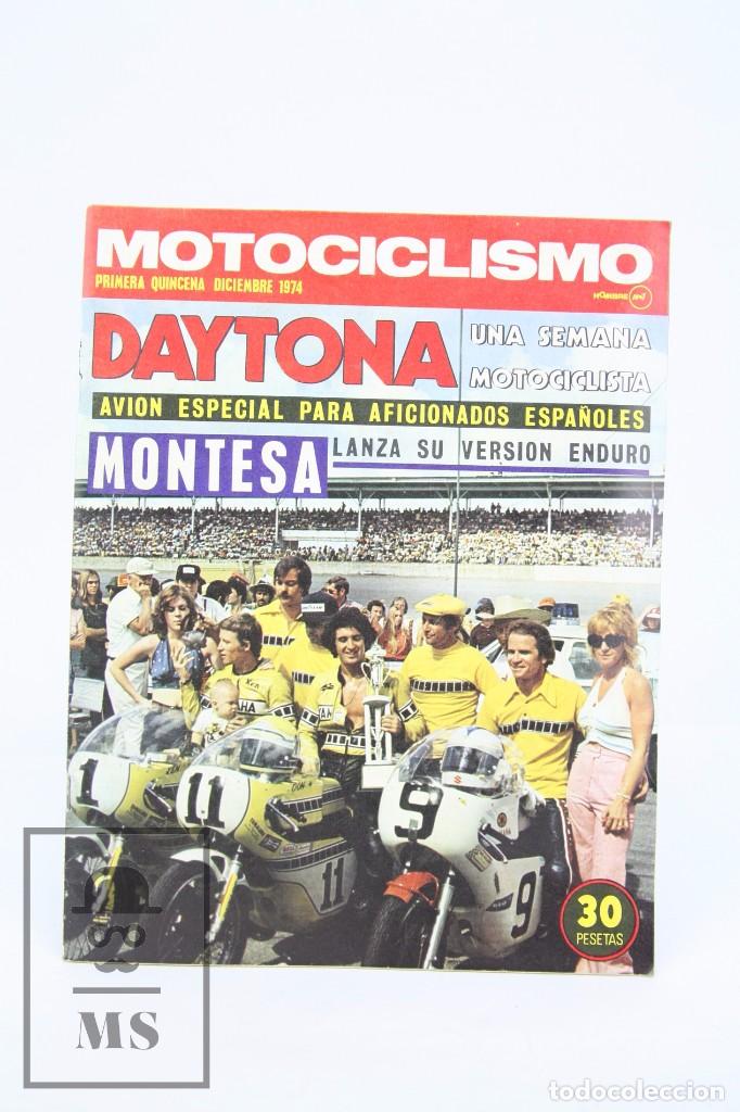 Voitures et Motocyclettes: Revista Motociclismo / Motos - Diciembre 1974 - Daytona Una Semana Motociclista - Editorial Edisport