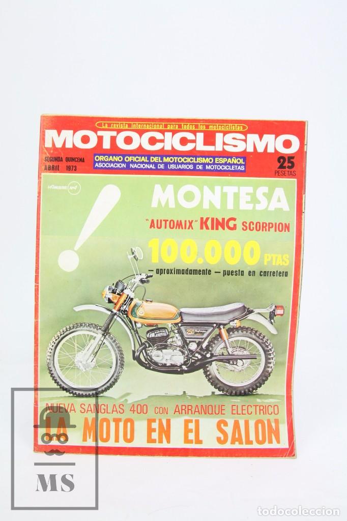 Coches y Motocicletas: Revista Motociclismo / Motos - Abril 1973 - Montesa - Edi Edisport