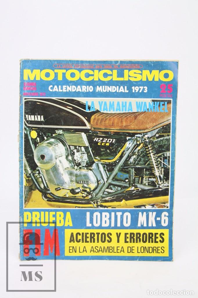 Voitures et Motocyclettes: Revista Motociclismo / Motos - Noviembre 1972 - Yamaha Wankel - Editorial Edisport