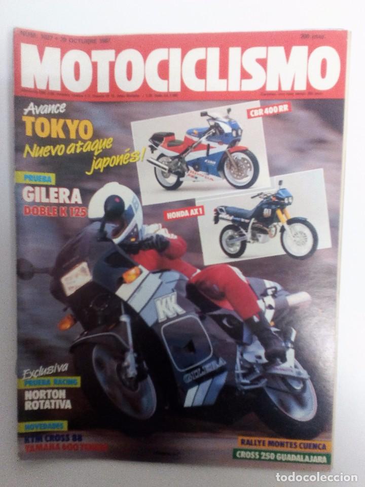 Voitures et Motocyclettes: MOTOCICLISMO 1027 (1987) PRUEBA: GILERA DOBLE K 125