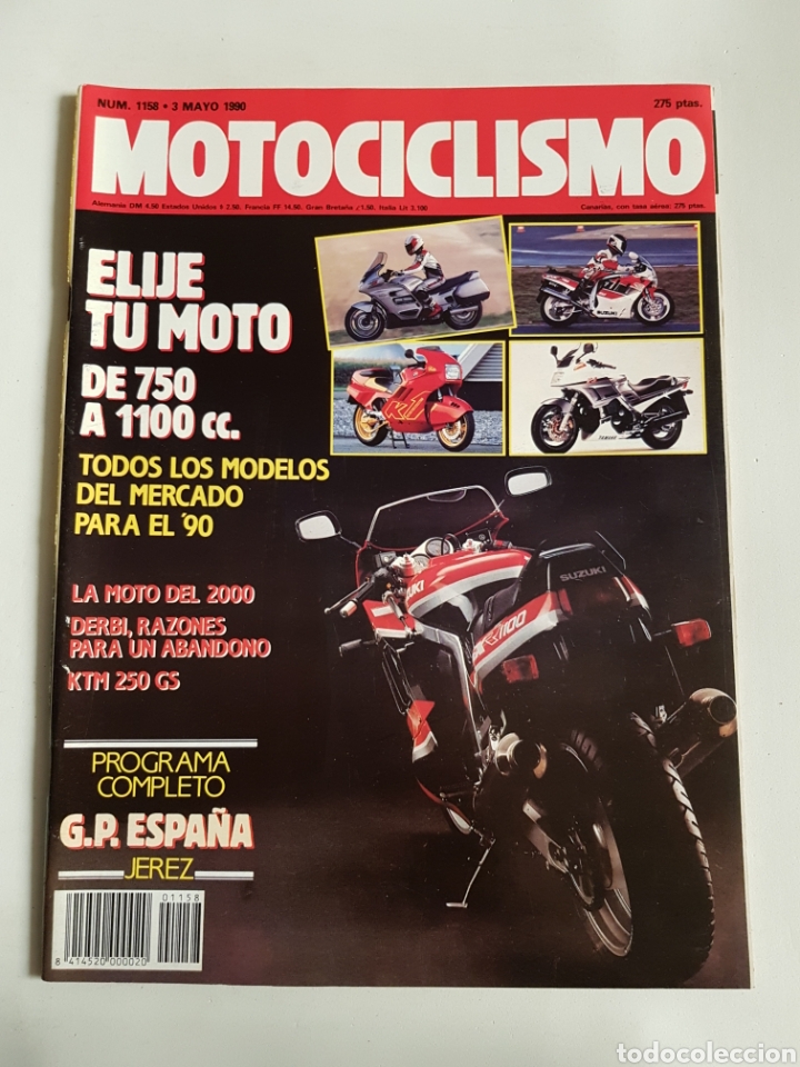 Cars and Motorcycles: Revista motociclismo n&uacute;mero 1158