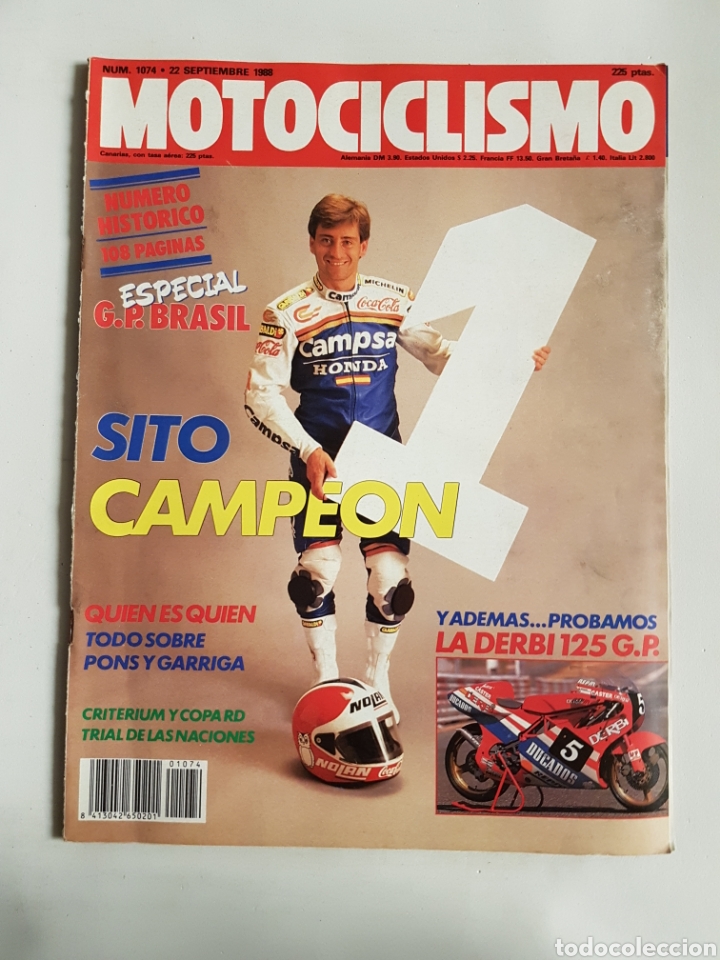 Voitures et Motocyclettes: Revista motociclismo n&uacute;mero 1074