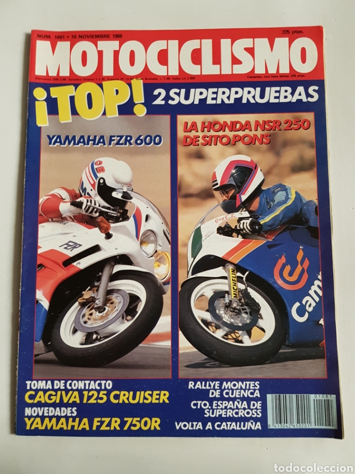 Cars and Motorcycles: Revista motociclismo n&uacute;mero 1081